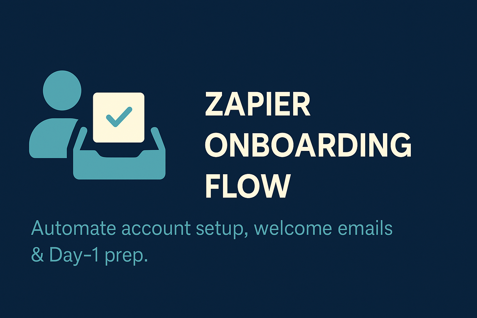 ZAPIER ONBOARDING FLOW